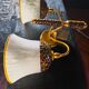 New double wall light (Le Porcellane Florence) Porcelain & Gold