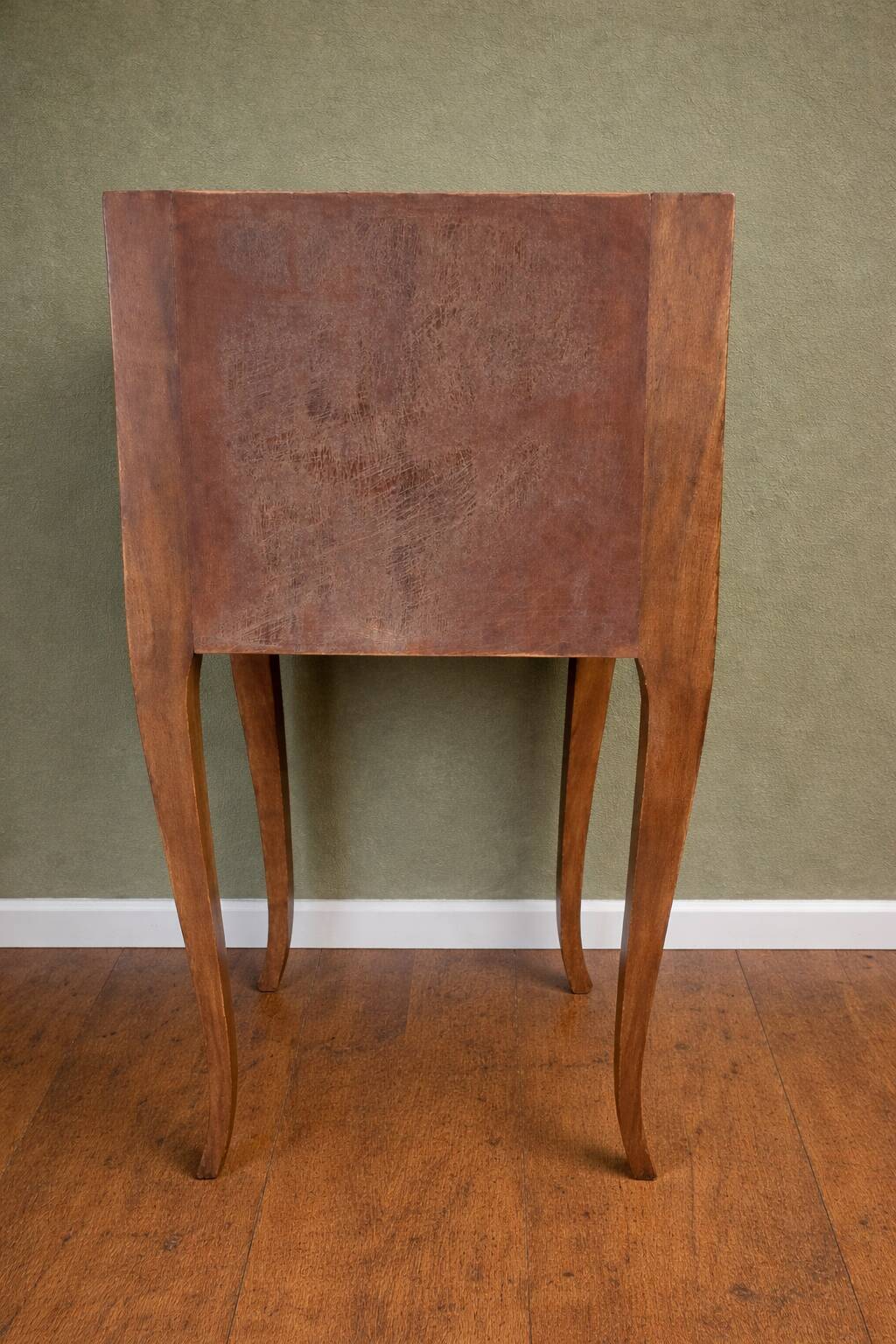 Antique marquetry bedside table / chest of drawers – Louis XV style