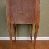 Antique marquetry bedside table / chest of drawers – Louis XV style
