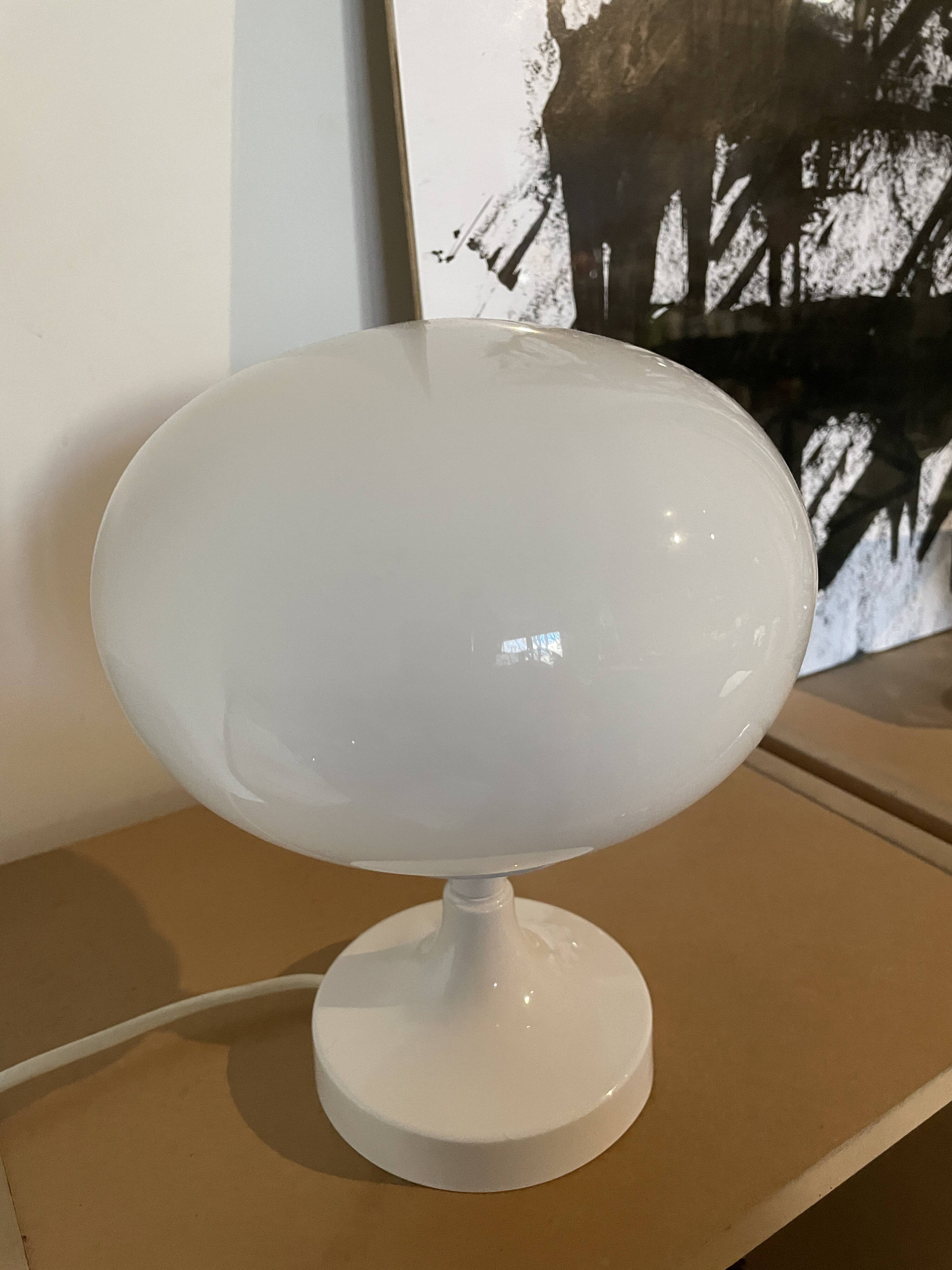 Delmas vintage 70s mushroom table lamp