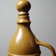 Ceramic bottle / jug / carafe in vintage stoneware style from the 60s-70s.