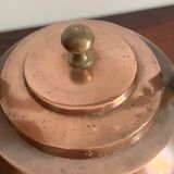 Antique copper kettle