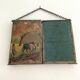 Vintage barber tryptic mirror 41x16cm