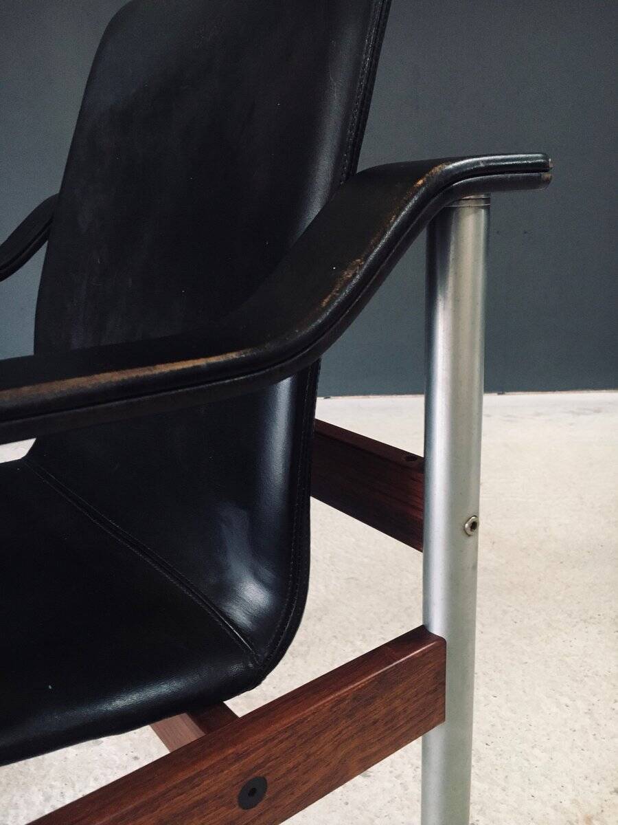 Mid-Century Modern Scandinavian Office Chair from Dyrlund, Denmark, 1960s