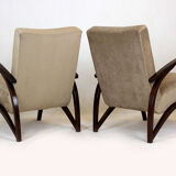 Armchairs by Jindřich Halabala, 1940