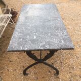 table in marble and base gooseneck