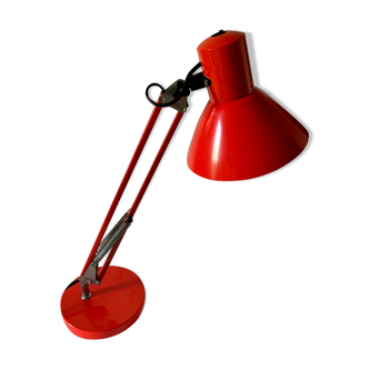 Red vintage desk lamp