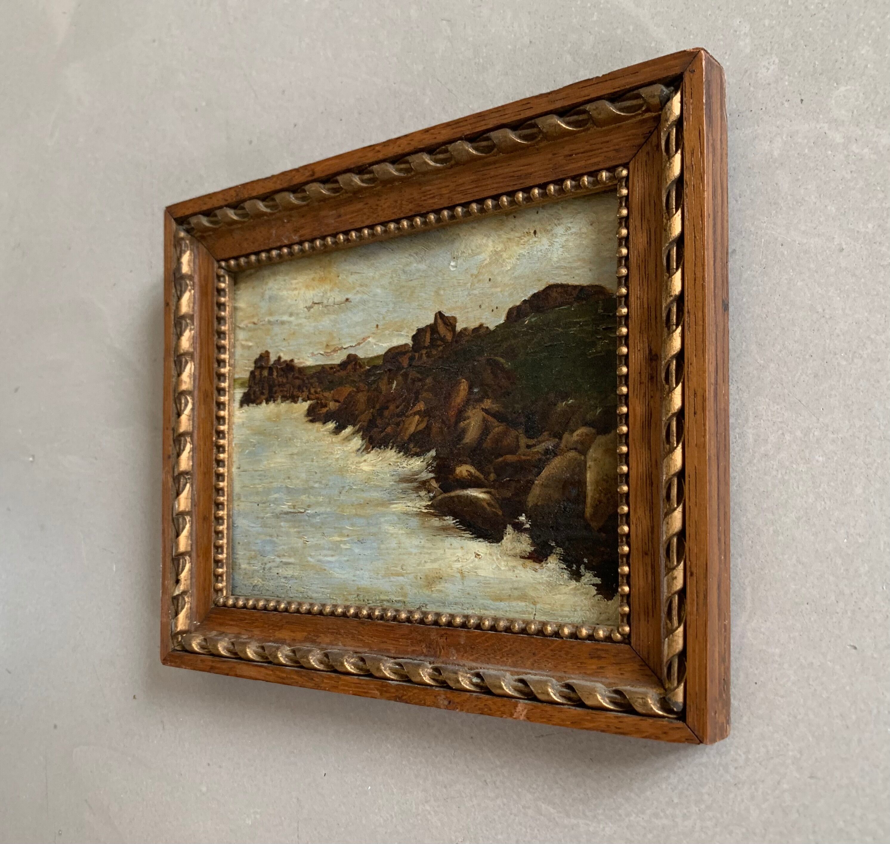 Huile sur panneau, tableau ancien