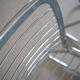 Lot 2 chaises métal chromé Gastone Rinaldi