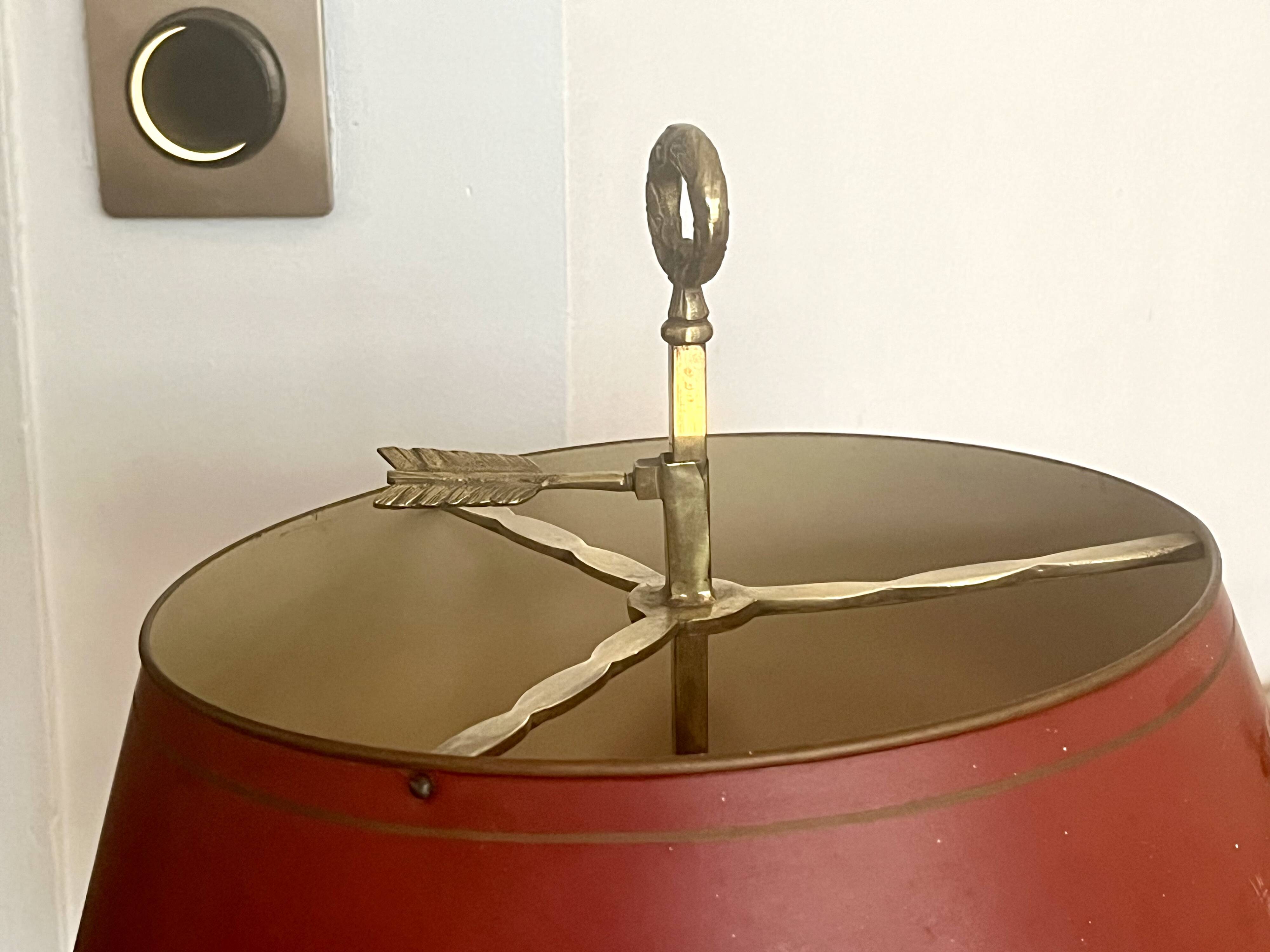 Three-burner Bouillotte Lamp - Empire Style - Very good condition