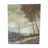 Oil on canvas Emile Lammers