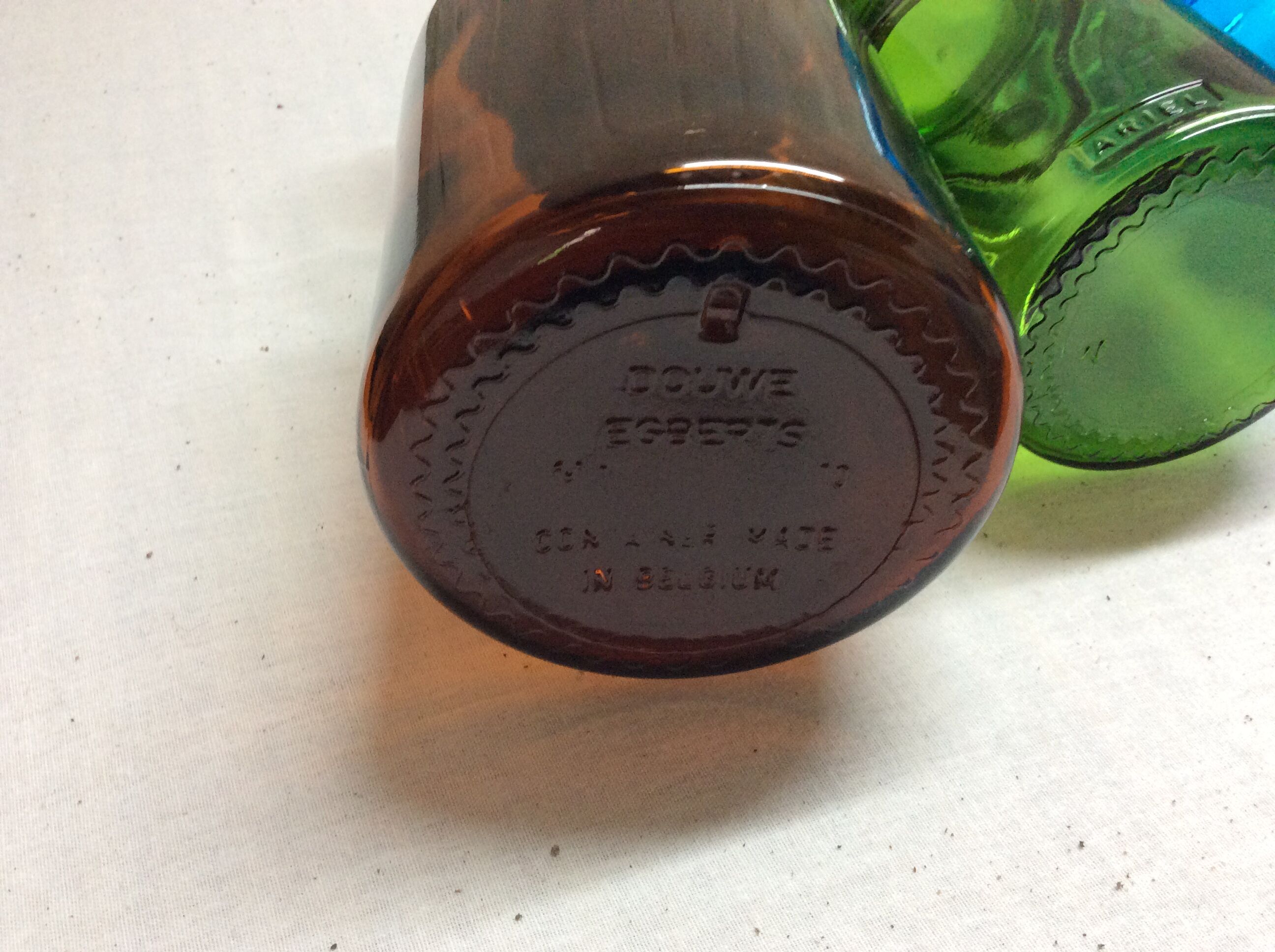 Lot of 6 vintage glass jars