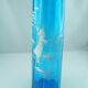 Pair of blue glass vases in the taste of Mary GREGORY
