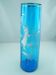 Pair of blue glass vases in the taste of Mary GREGORY