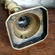Duo of brass candle holders