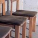 Set of six elm chairs from the 60s DLG regain