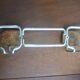 Coat rack with 2 wooden hooks 1970