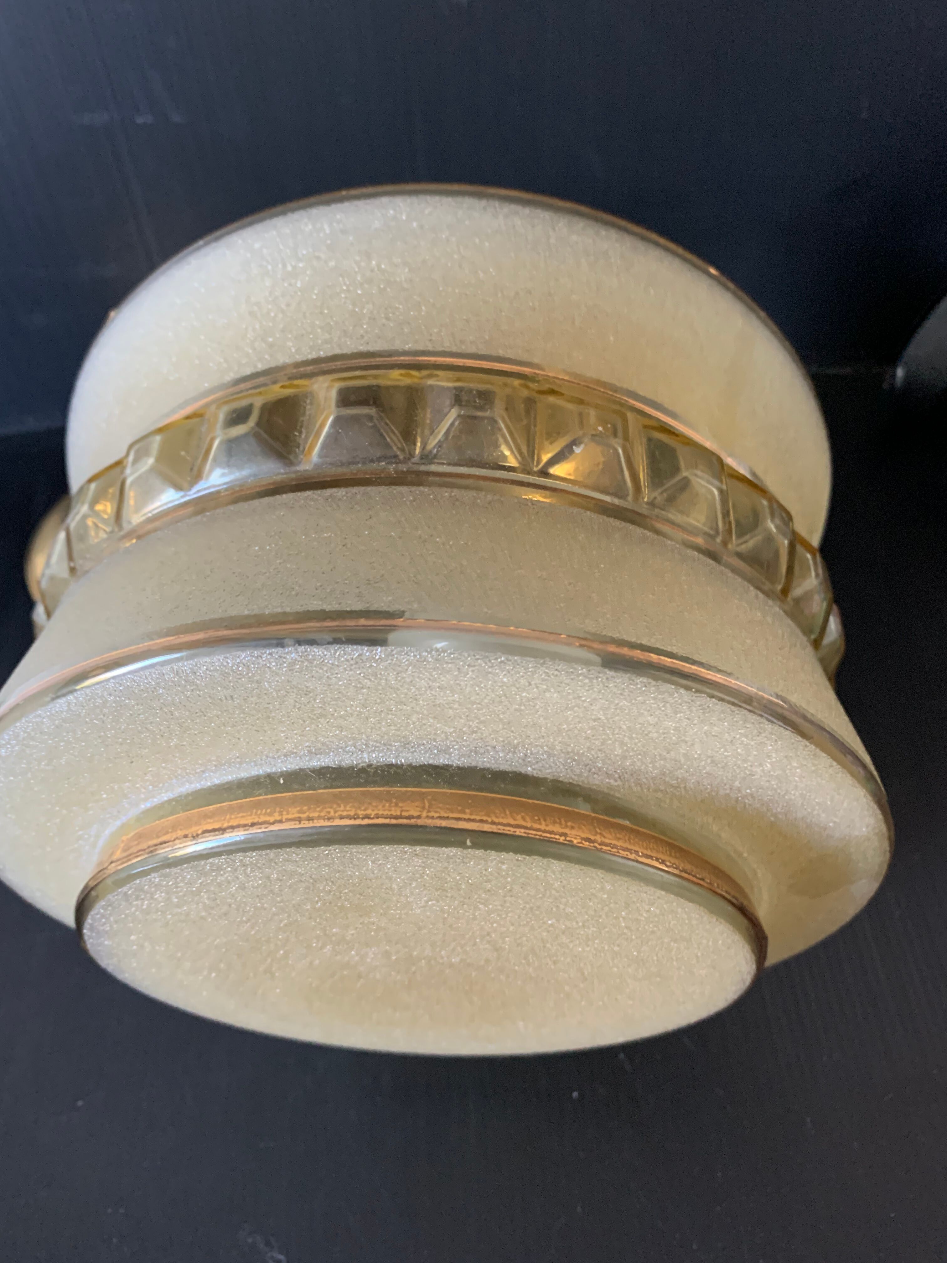 Vintage globe suspension