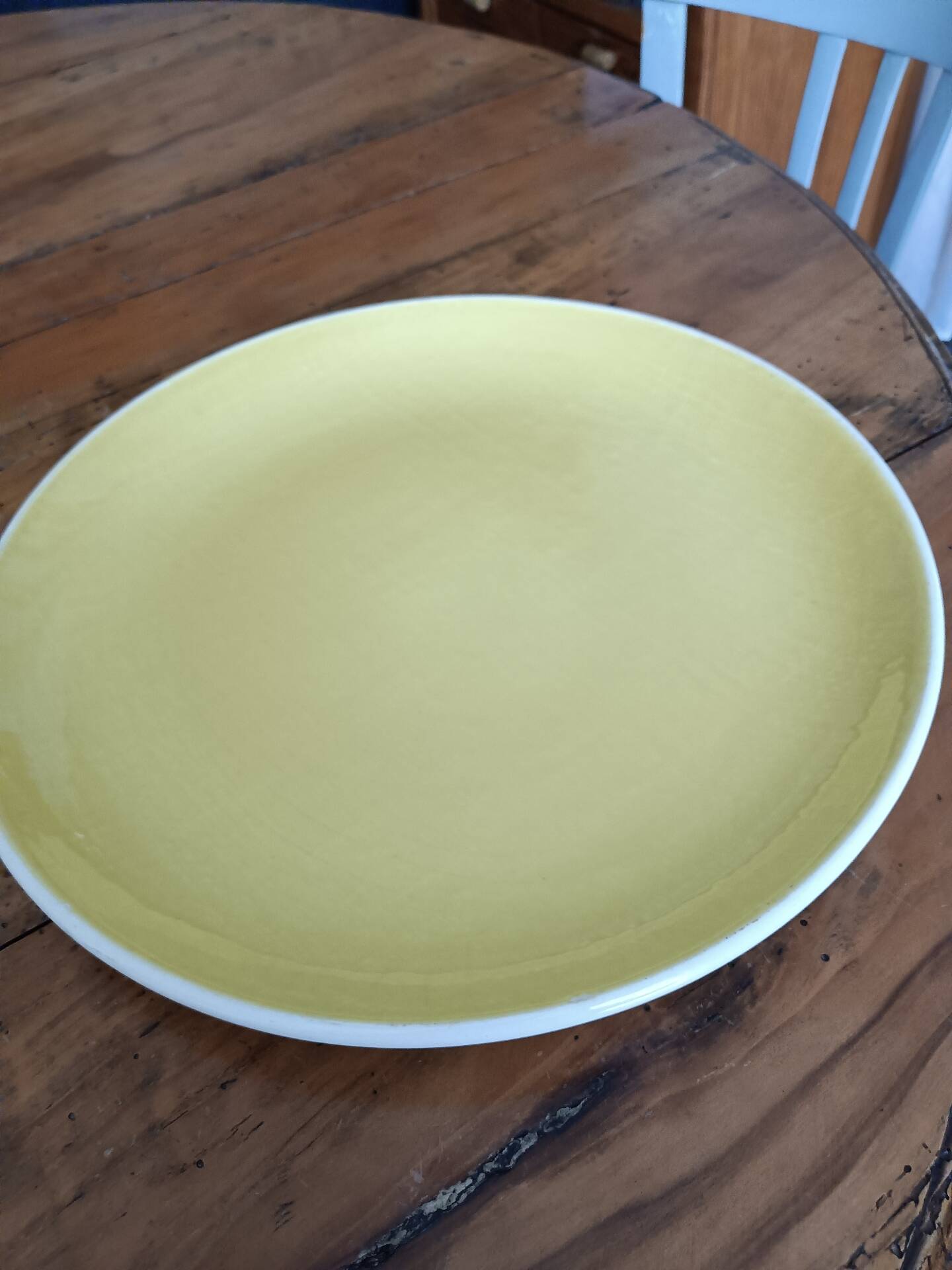 Grand plat Salins Deauville jaune