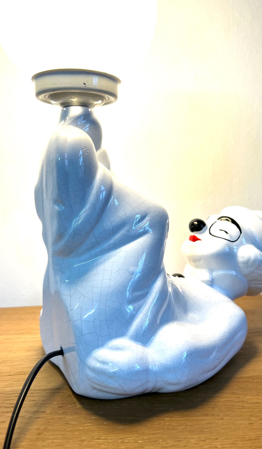 Clown lamp - ceramic - vintage - 70s