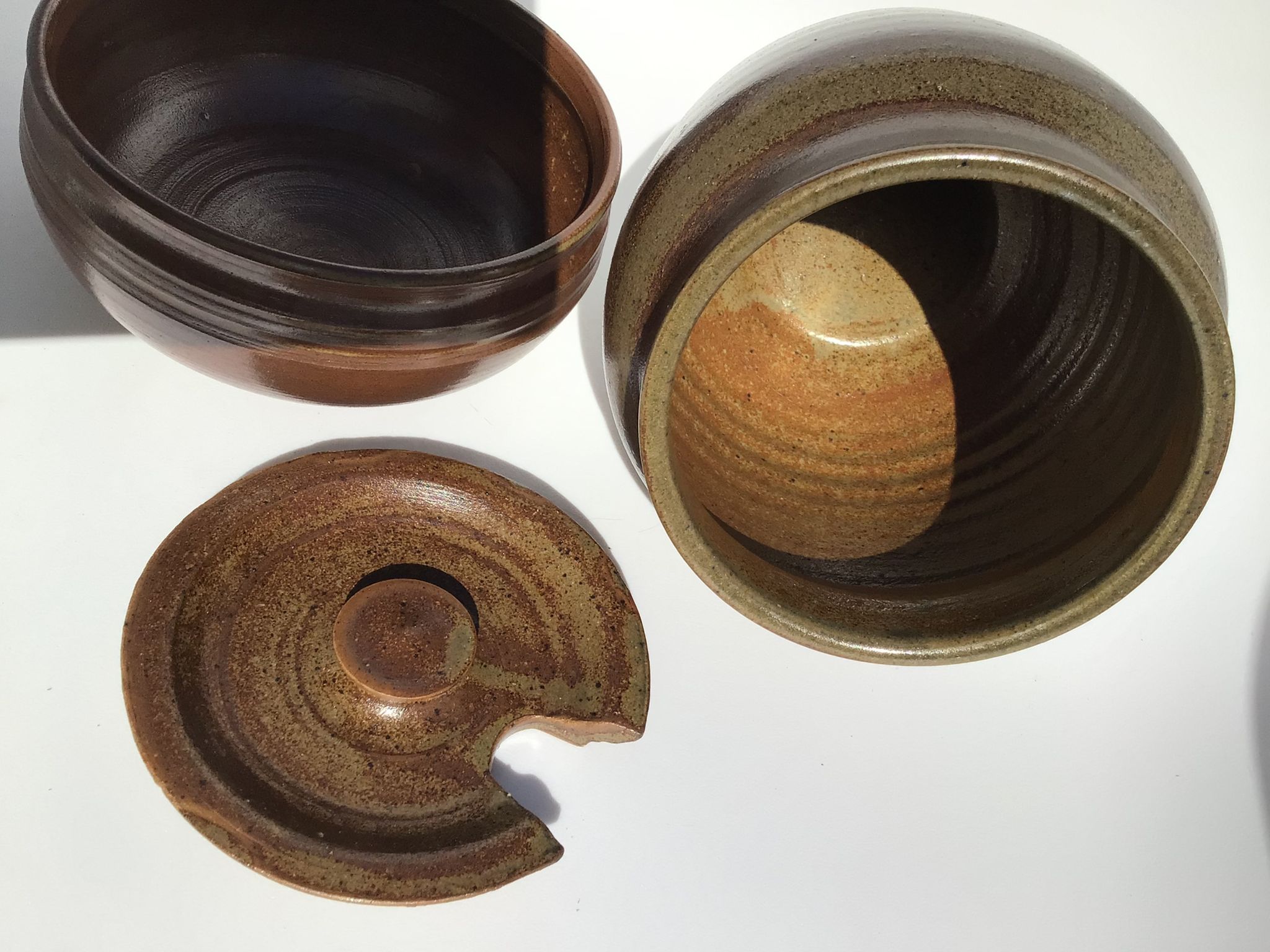 Pot lid and bowl Volkoff Vallauris