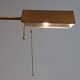 Vintage brass reading floor lamp