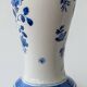 Royal Delft Blue, White, and Green Chinoiserie Bird Table Lamp, 1979