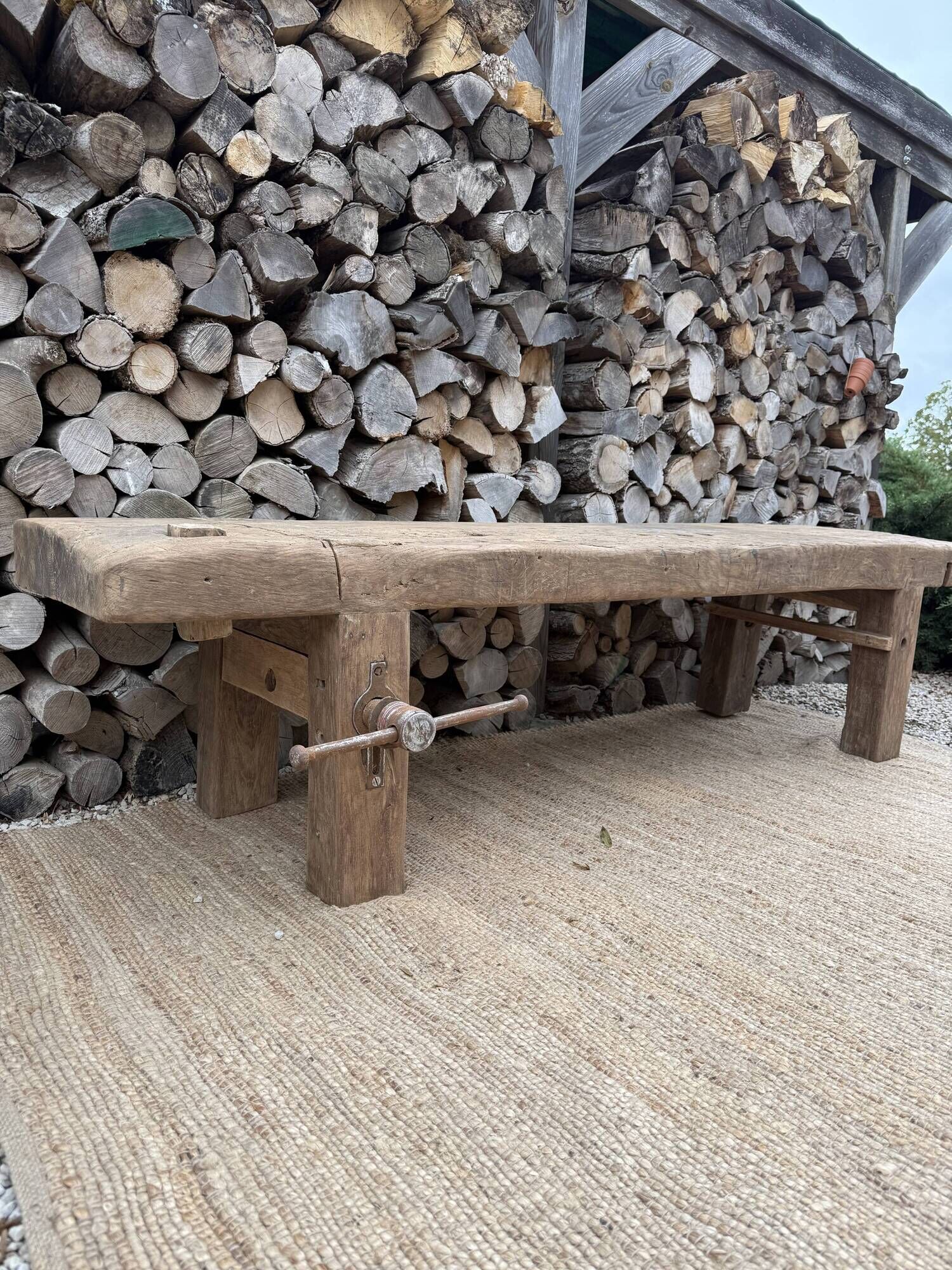 low carpenter's bench / TV stand bench