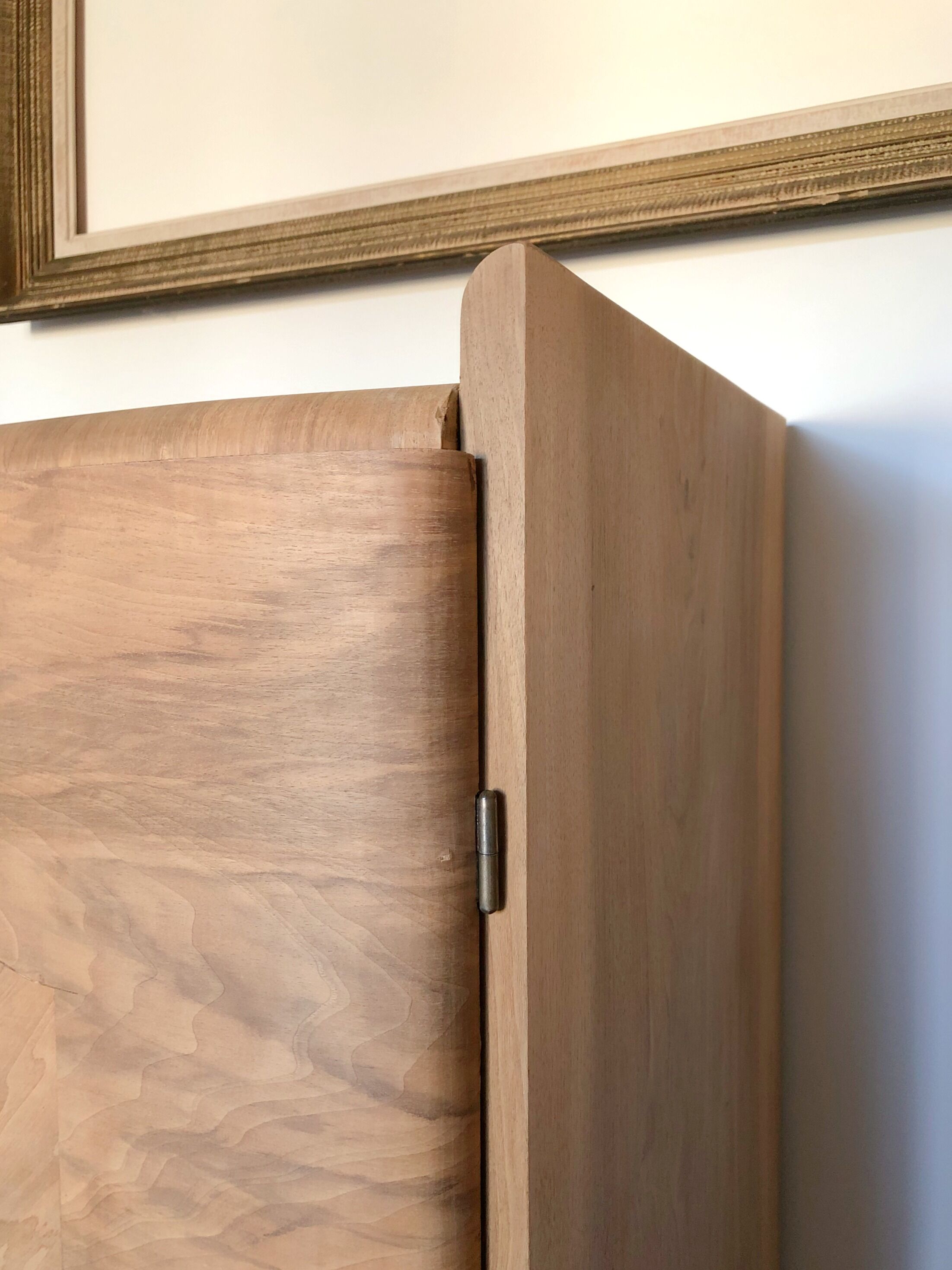 Furniture from the 30s/40s with elm magnifying glass veneer