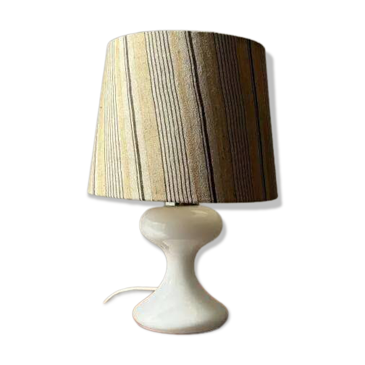 Vintage table lamp Ingo Maurer opal glass Design M ML1 1960s