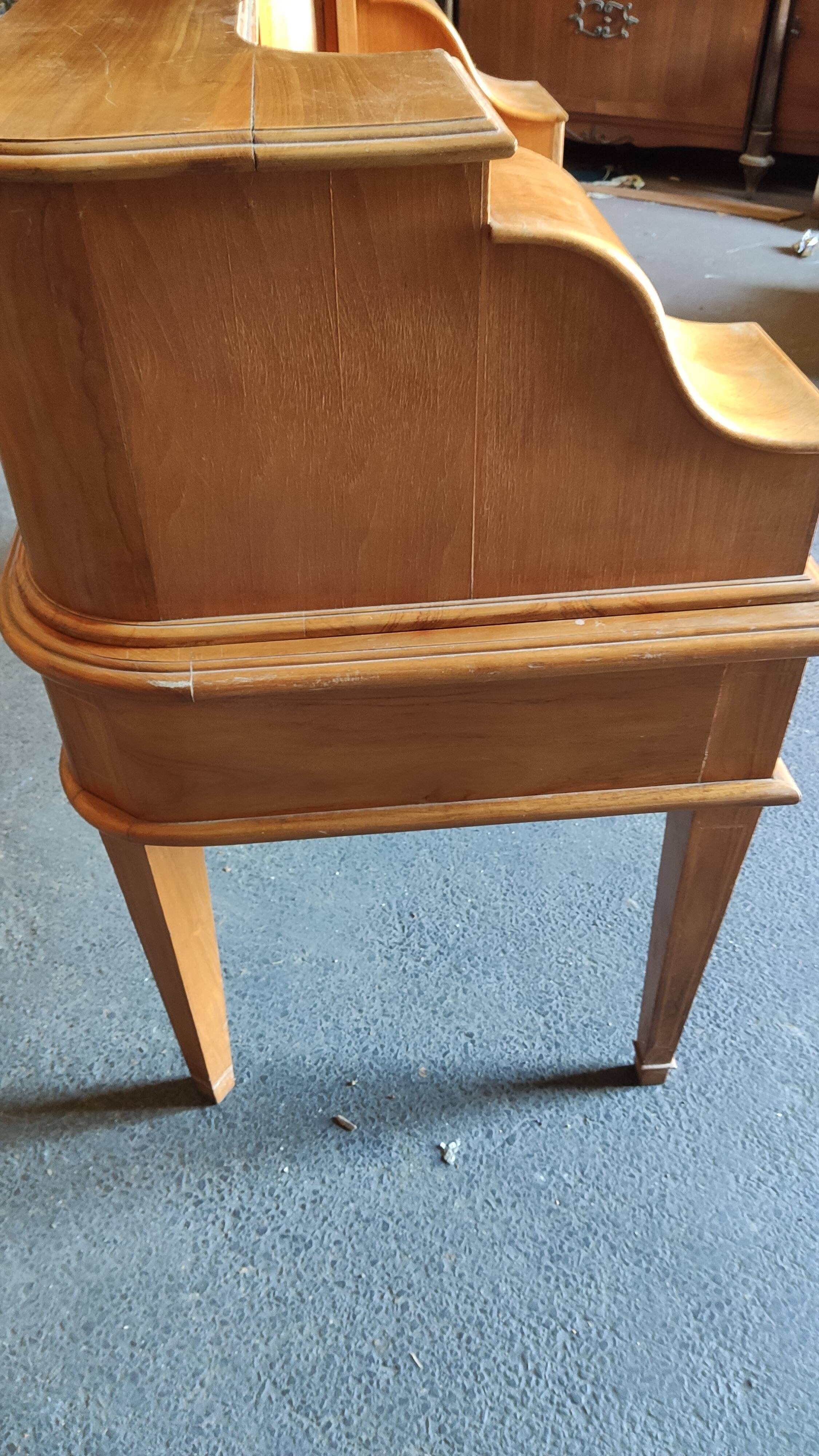 Tiered desk, Carlton cover desk