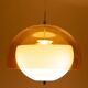Lampe à Suspension Boule Orange Et Blanche