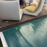 Pair of Roche Bobois armchairs, Calm Time.