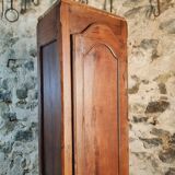 Antique French Chestnut Wardrobe from the 18th Century – Tall and Narrow