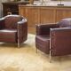 Paire de fauteuils dans le goût de Le Corbusier 1970’s