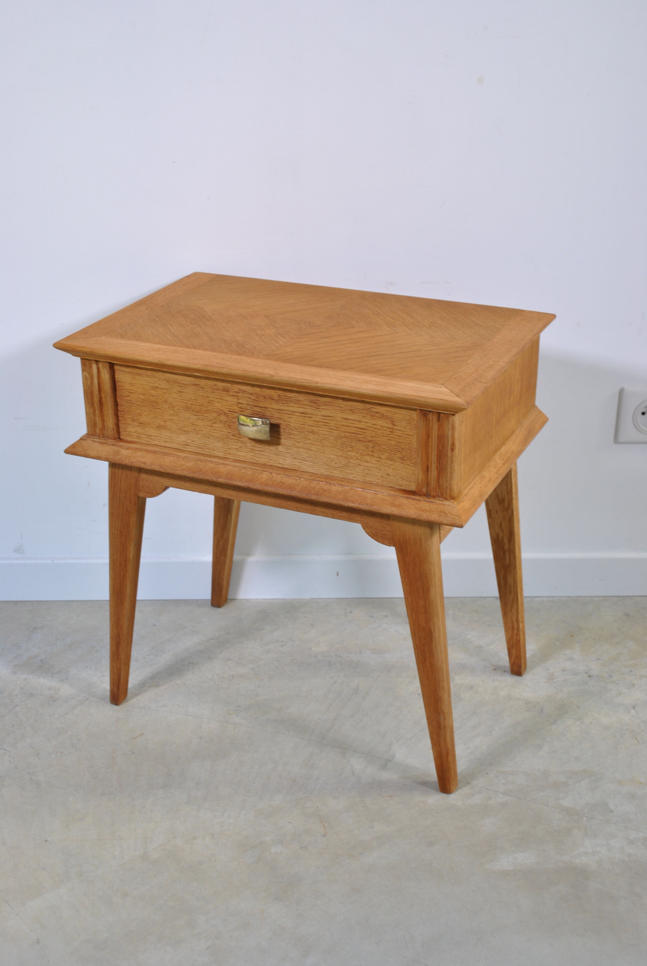 Oak bedside 1960.