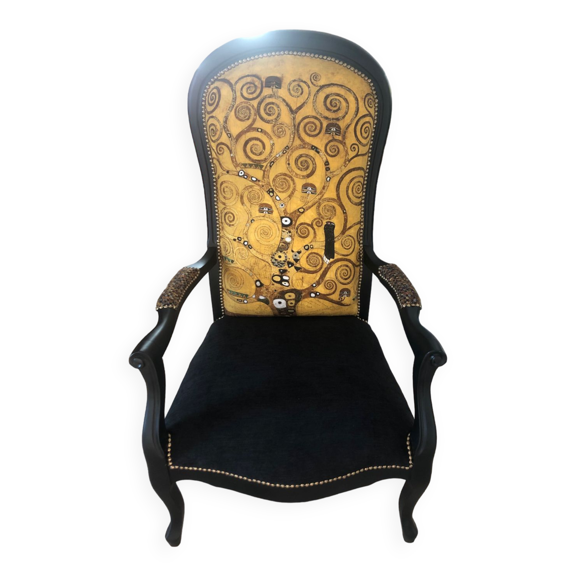 Restored Voltaire armchair