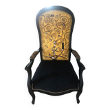 Restored Voltaire armchair