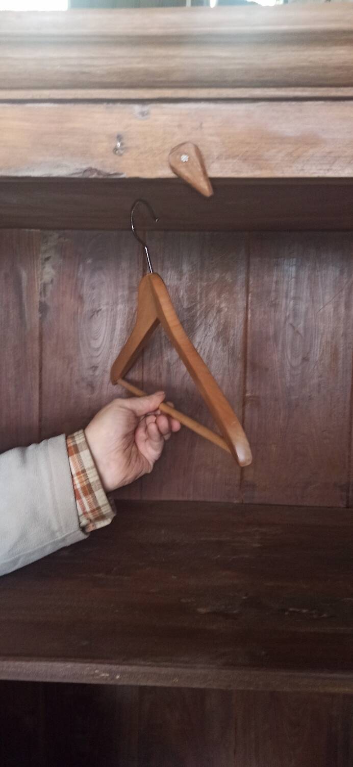 Old wooden wardrobe