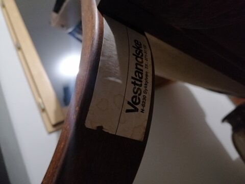 Leather armchair & ottoman by Ingmar Relling 1960