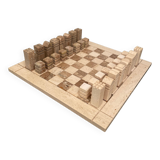 Travertine chess set 1970