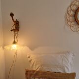 Balladeuse suspension opaline art deco