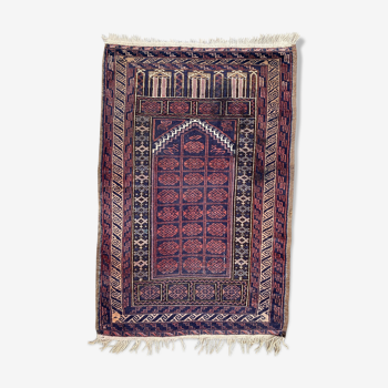 Tapis vintage turkmen belutch afghan 81x123 cm