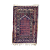 Vintage carpet turkmen belutch afghan 81x123 cm