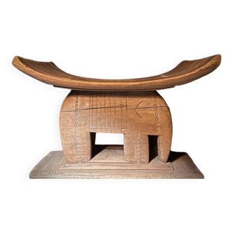 Old Ashanti Stool Ghana West Africa
