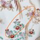 Japanese plate circa 1900 birds and insects