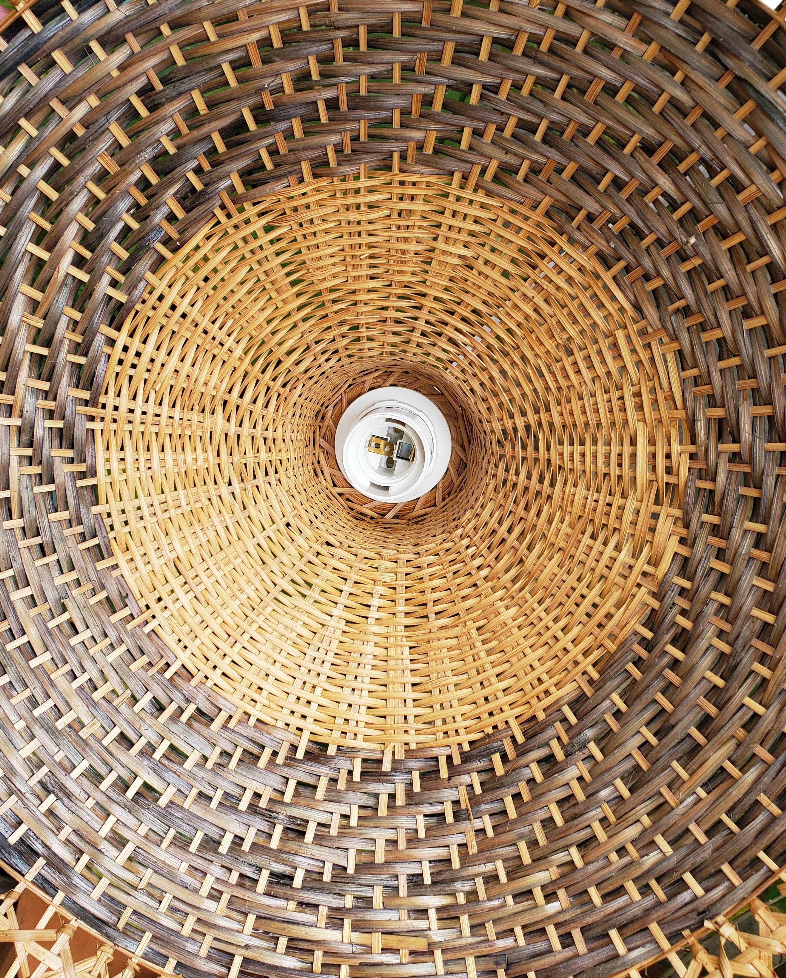 Rattan suspension, 70's