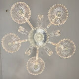 Venetian chandelier in Murano glass, 5 light arms, circa 1930.