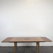 Polyester varnished table from the 1960s.
