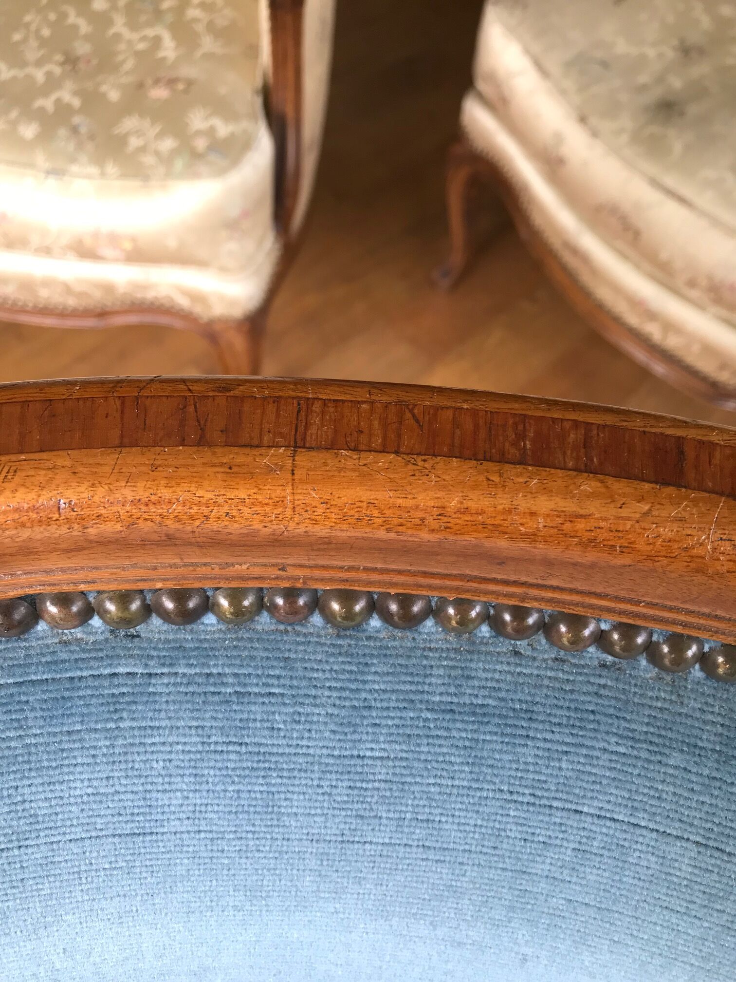 Fauteuil tonneau art déco